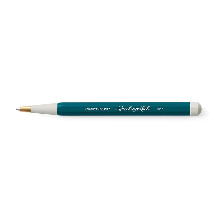 Drehgriffel Nr. 1, Pacific Green - Kugelschreiber mit blauer Mine