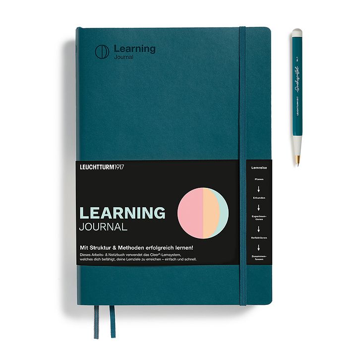 Learning Journal Composition (B5), Flexcover, Pacific Green, Deutsch