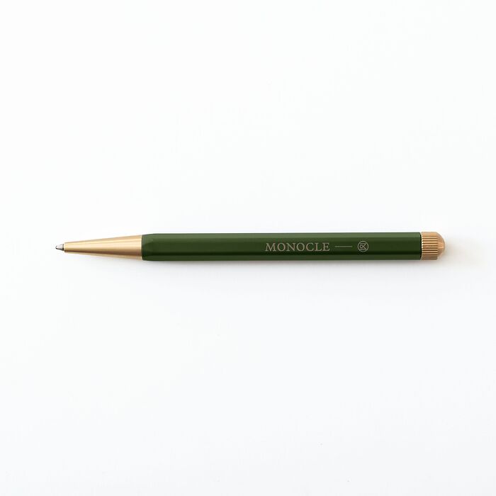 Drehgriffel Nr. 1, Olive, Kugelschreiber mit schwarzer Mine - Monocle